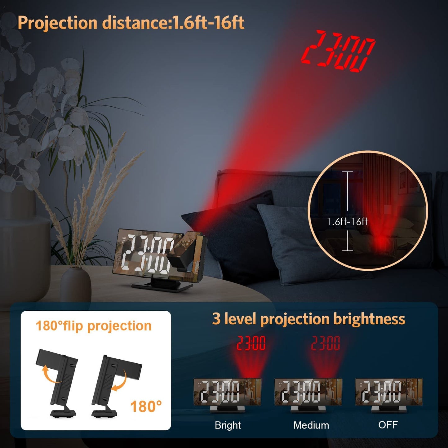 Projection Alarm Clock