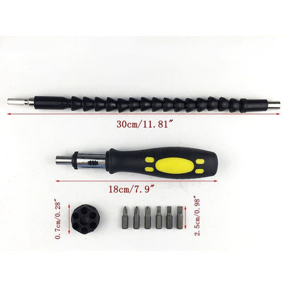 Flexible Snake Bit Drill Bit Extender