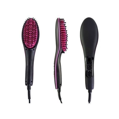 Ceramic Hair Brush Straightner +Phone bag